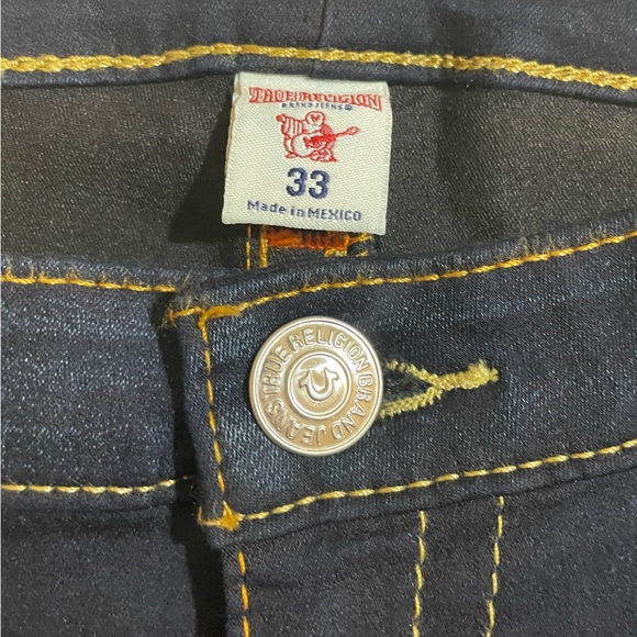 Women’s True Religion Skinny Jeans Navy Blue Size 33 - Picture 3 of 11